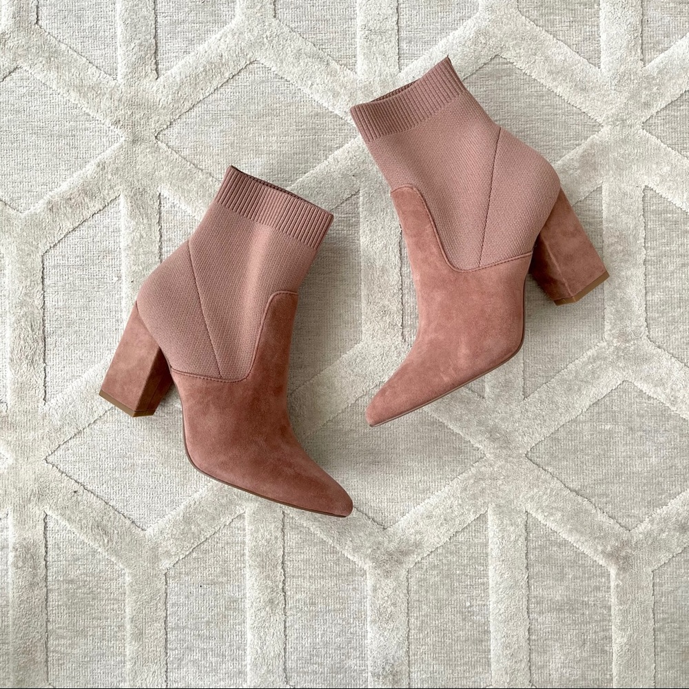 Steve Madden blush sock booties